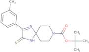 tert-Butyl 2-(3-methylphenyl)-3-sulfanylidene-1,4,8-triazaspiro[4.5]dec-1-ene-8-carboxylate