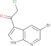 1-{5-Bromo-1H-pyrrolo[2,3-b]pyridin-3-yl}-2-chloroethan-1-one
