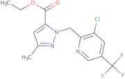 2-(3-Chloro-5-trifluoromethyl-pyridin-2-ylmethyl)-5-methyl-2H-pyrazole-3-carboxylic acid ethyl ester