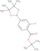 tert-Butyl 2-fluoro-4-(4,4,5,5-tetramethyl-1,3,2-dioxaborolan-2-yl)benzoate