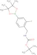 4-(N-Boc-aminomethyl)-3-fluorobenzeneboronic acid pinacol ester