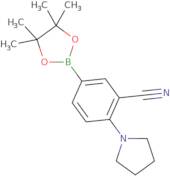 3-Cyano-4-pyrrolidinophenylboronic acid pinacol ester