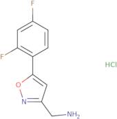 [[5-(2,4-Difluorophenyl)isoxazol-3-yl]methyl]amine hydrochloride