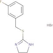 2-[(3-Fluorobenzyl)thio]-4,5-dihydro-1H-imidazole hydrobromide