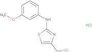 4-(Chloromethyl)-N-(3-methoxyphenyl)-1,3-thiazol-2-amine hydrochloride