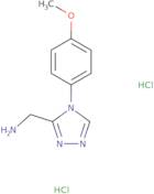 ([4-(4-Methoxyphenyl)-4H-1,2,4-triazol-3-yl]methyl)amine dihydrochloride