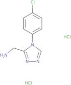 ([4-(4-Chlorophenyl)-4H-1,2,4-triazol-3-yl]methyl)amine dihydrochloride