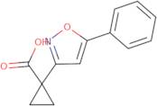 1-(5-Phenylisoxazol-3-yl)cyclopropanecarboxylic acid