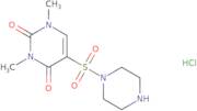 1,3-Dimethyl-5-(piperazin-1-ylsulfonyl)pyrimidine-2,4(1H,3H)-dione hydrochloride