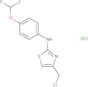 4-(Chloromethyl)-N-[4-(difluoromethoxy)phenyl]-1,3-thiazol-2-amine hydrochloride