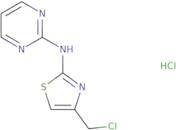 N-[4-(Chloromethyl)-1,3-thiazol-2-yl]pyrimidin-2-amine hydrochloride