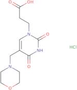 3-[5-(Morpholin-4-ylmethyl)-2,4-dioxo-3,4-dihydropyrimidin-1(2H)-yl]propanoic acid hydrochloride