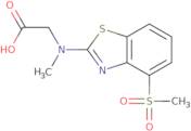 N-Methyl-N-[4-(methylsulfonyl)-1,3-benzothiazol-2-yl]glycine