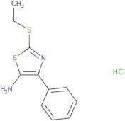 2-(Ethylthio)-4-phenyl-1,3-thiazol-5-amine hydrochloride