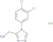 ([4-(3,4-Dichlorophenyl)-4H-1,2,4-triazol-3-yl]methyl)amine hydrochloride