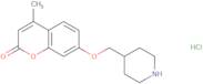 4-Methyl-7-[(piperidin-4-yl)methoxy]-2H-chromen-2-one hydrochloride
