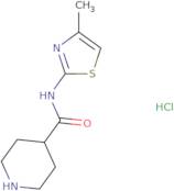 N-(4-Methyl-1,3-thiazol-2-yl)piperidine-4-carboxamide hydrochloride