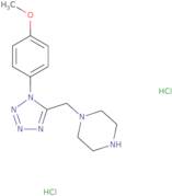 1-{[1-(4-Methoxyphenyl)-1H-tetrazol-5-yl]methyl}piperazine dihydrochloride