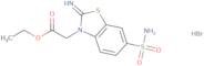 Ethyl 2-(2-imino-6-sulfamoylbenzo[D]thiazol-3(2H)-yl)acetate hydrobromide