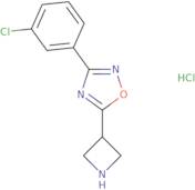 5-Azetidin-3-yl-3-(3-chlorophenyl)-1,2,4-oxadiazole hydrochloride