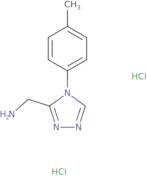 ([4-(4-Methylphenyl)-4H-1,2,4-triazol-3-yl]methyl)amine dihydrochloride