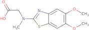 N-(5,6-Dimethoxy-1,3-benzothiazol-2-yl)-N-methylglycine