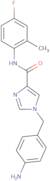 1-[(4-Aminophenyl)methyl]-N-(4-fluoro-2-methylphenyl)imidazole-4-carboxamide