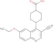 1-(3-Cyano-6-ethoxyquinolin-4-yl)piperidine-4-carboxylic acid