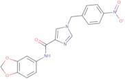 N-1,3-Benzodioxol-5-yl-1-(4-nitrobenzyl)-1H-imidazole-4-carboxamide