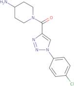 (4-Aminopiperidin-1-yl)(1-(4-chlorophenyl)-1H-1,2,3-triazol-4-yl)methanone