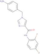 1-[(4-Aminophenyl)methyl]-N-(2,4-difluorophenyl)imidazole-4-carboxamide