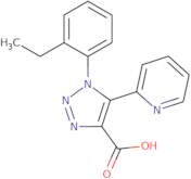 1-(2-Ethylphenyl)-5-(pyridin-2-yl)-1H-1,2,3-triazole-4-carboxylic acid