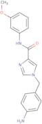 1-[(4-Aminophenyl)methyl]-N-(3-methoxyphenyl)imidazole-4-carboxamide