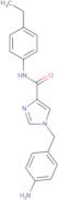 1-[(4-Aminophenyl)methyl]-N-(4-ethylphenyl)imidazole-4-carboxamide