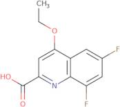 4-Ethoxy-6,8-difluoroquinoline-2-carboxylic acid