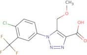 1-[4-Chloro-3-(trifluoromethyl)phenyl]-5-(methoxymethyl)-1H-1,2,3-triazole-4-carboxylic acid