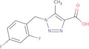 1-[(2,4-Difluorophenyl)methyl]-5-methyl-1H-1,2,3-triazole-4-carboxylic acid