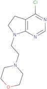 4-(2-(4-Chloro-5H-pyrrolo[2,3-d]pyrimidin-7(6H)-yl)ethyl)morpholine