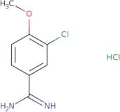 3-Chloro-4-methoxybenzene-1-carboximidamide hydrochloride