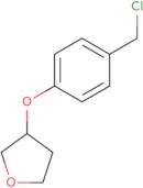 3-[4-(Chloromethyl)phenoxy]oxolane