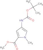 Methyl 4-tert-butoxycarbonylamino-1-methyl-1-H-pyrrole-2-carboxylate