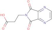 3-{5,7-Dioxo-5H,6H,7H-pyrrolo[3,4-b]pyrazin-6-yl}propanoic acid