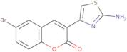 3-(2-Amino-1,3-thiazol-4-yl)-6-bromo-2H-chromen-2-one