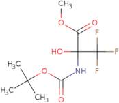 Methyl 2-{[(tert-butoxy)carbonyl]amino}-3,3,3-trifluoro-2-hydroxypropanoate