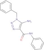 5-Amino-1-benzyl-1H-[1,2,3]triazole-4-carboxylic acid phenylamide