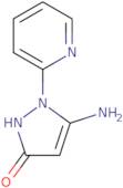 5-Amino-1-(pyridin-2-yl)-2,3-dihydro-1H-pyrazol-3-one