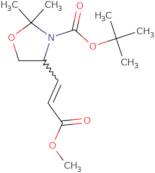 (S)-tert-Butyl 4-(3-methoxy-3-oxoprop-1-en-1-yl)-2,2-dimethyloxazolidine-3-carboxylate