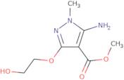 Methyl 5-amino-3-(2-hydroxyethoxy)-1-methyl-1H-pyrazole-4-carboxylate