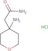 2-(4-Aminooxan-4-yl)acetamide hydrochloride
