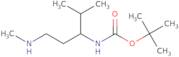 tert-Butyl N-[4-methyl-1-(methylamino)pentan-3-yl]carbamate